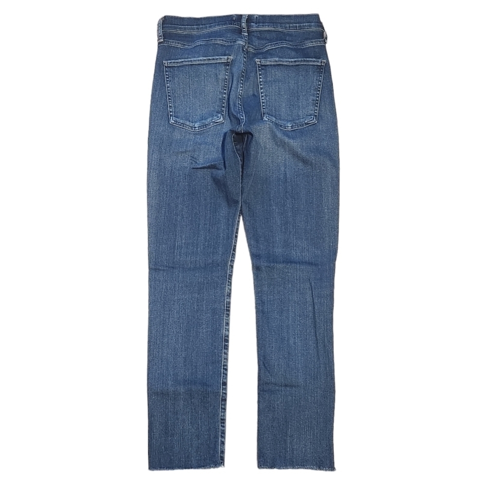 Agolde Women's Sophie Skinny Frayed Hem Denim Blue Jeans, Size 27 - Picture 12 of 16